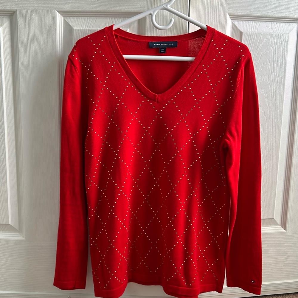 Tommy Hilfiger Women’s V Neck Sweater